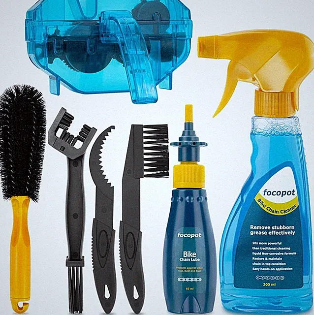 Bike Cleaning Kit Including Bicycle Chain Cleaner Degreaser,Cycling Chain Lube..