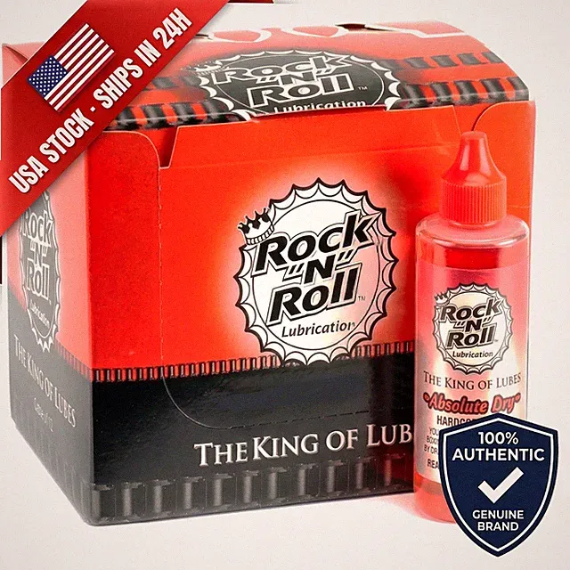 [Box of 12] Rock-N-Roll Absolute Dry Bike Chain Lube - 4oz [US Seller]