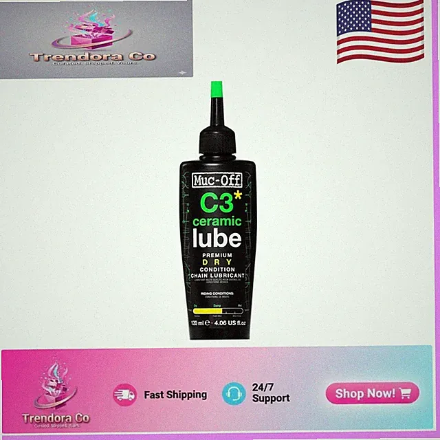 C3 Ceramic Dry Chain Lube 120ml - Perfect for Dry and Dusty Cycling Adventures