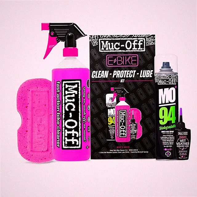 eBike Clean, Protect & Lube Kit - Bike Cleaning Kit, Bike Maintenance Kit for...