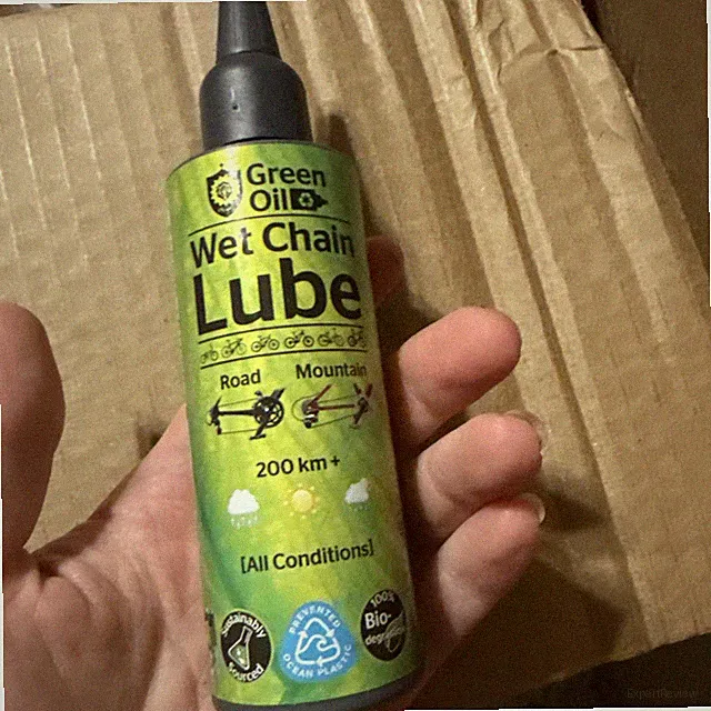 Green Oil Chain Lube Wet & Dry Conditions 100ml Road MTB Cross Urban Commuter