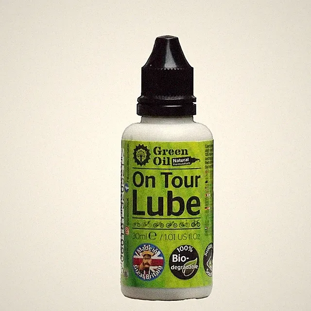GREEN OIL On Tour Cycle Chain Lube 30 ml Pocket Sized Wet & Dry Biodegradable