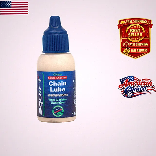 High-Viscosity 15ml Bicycle Chain Lubricant - Hassle-Free Clean Application