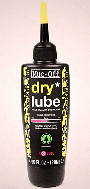 Muc-Off Dry 120ml Bicycle Chain Lube Bottle Road/MTB/CX Biodegradable 4oz