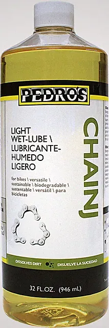 PEDRO'S Chainj Light Wet Chain Lube 1 Quart 6110321