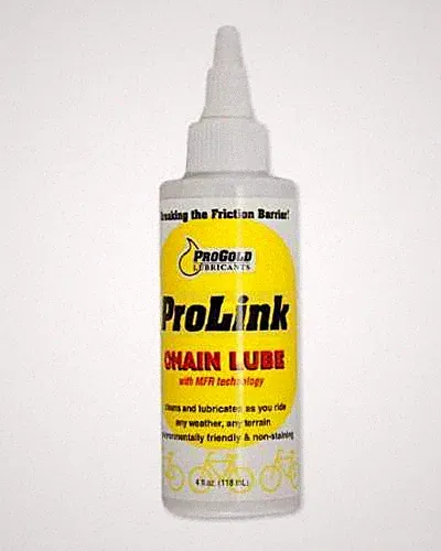 ProLink Pro Gold Lubricant 4 oz Bottle Bicycle Chain Lube Road Mountain BMX
