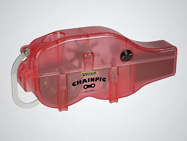 Red Chain Pig Cleaning Agent Durable Plastic Impact Resistant Bristles