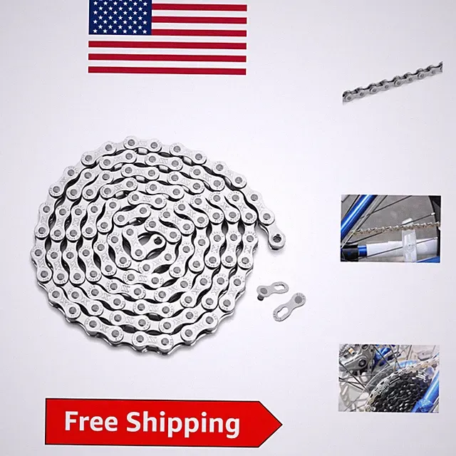 Smooth Lubrication 6/7/8 Speed Bike Chain - Easy Install, 950 Kg Capacity
