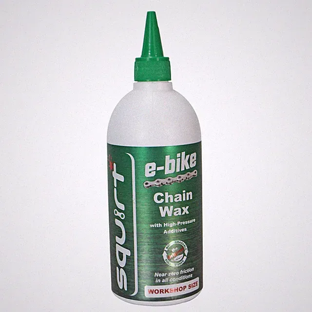 Squirt E-Bike Chain Wax - Biodegradable, High-Pressure Lubricant for Wet