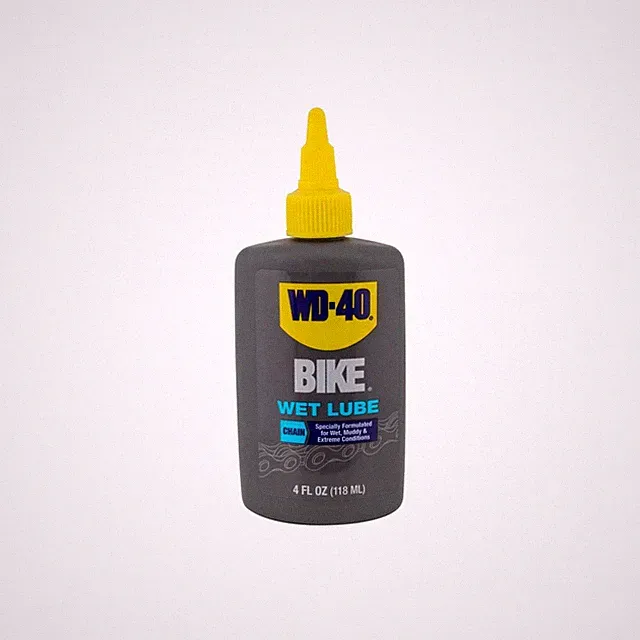 WD-40 Bike Wet Chain Lube - 4 oz, Heavy-Duty Moisture-Repelling Lubricant for