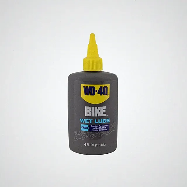 WD-40 BIKE Wet Chain Lube 4oz Bottle - for Wet, Muddy, Extreme Conditions