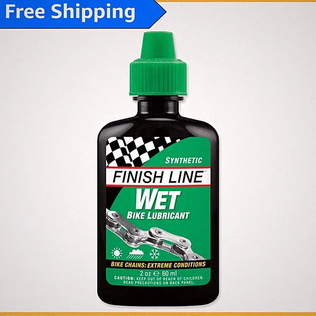 Wet Bicycle Chain Lube 2oz - Reduces Friction for Road & Mountain Bikes